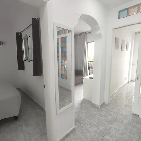 公寓 Vivienda Agaete Parque 普拉亚戴尔雷安格莱斯